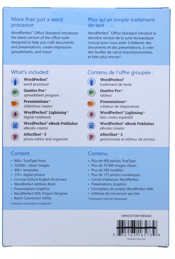 Corel Word Perfect Office Standard Software