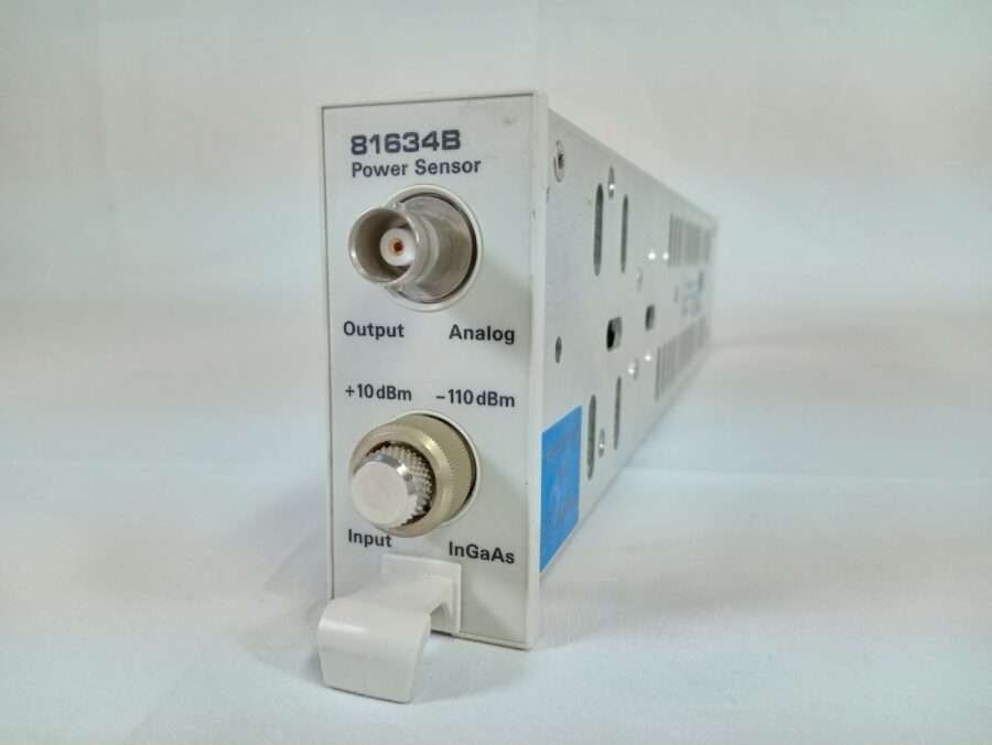 Keysight 81634B Low Polarization Dependence Optical Power Sensor Used Working