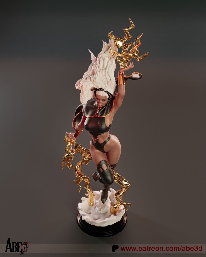 Storm Statue 3D Print Unpainted/Unassembled