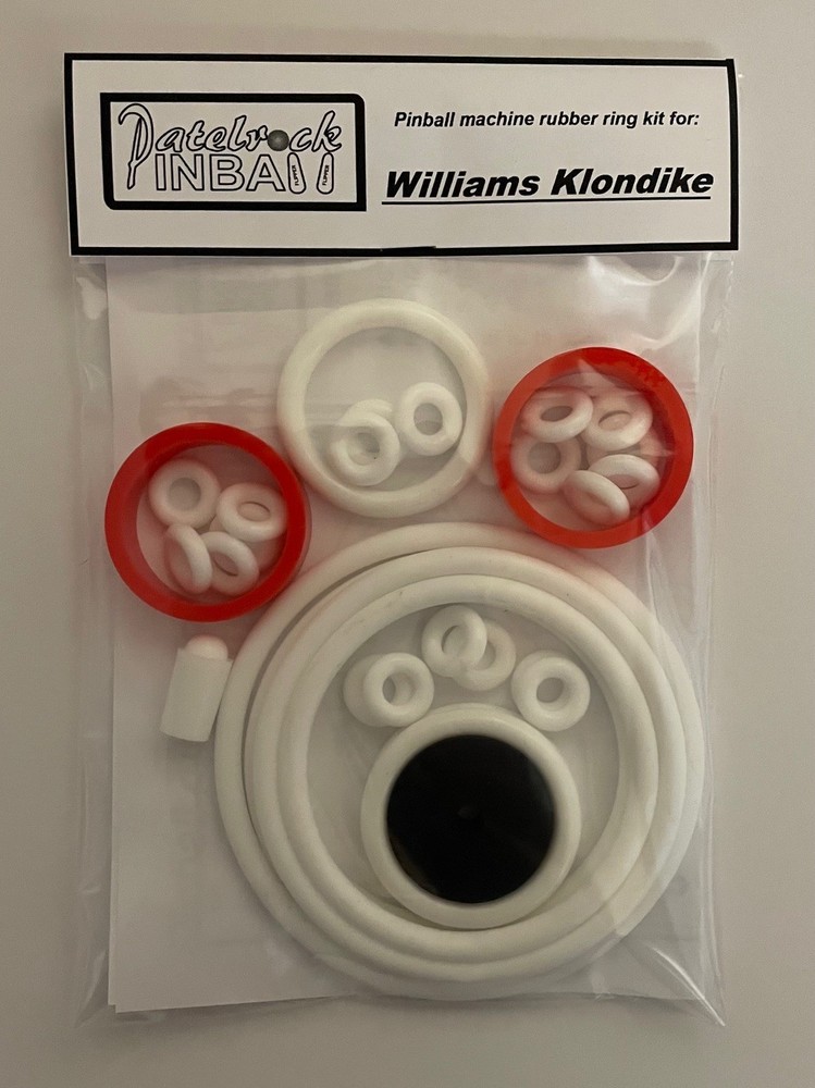 1971 Williams Klondike Pinball Machine Rubber Ring Kit