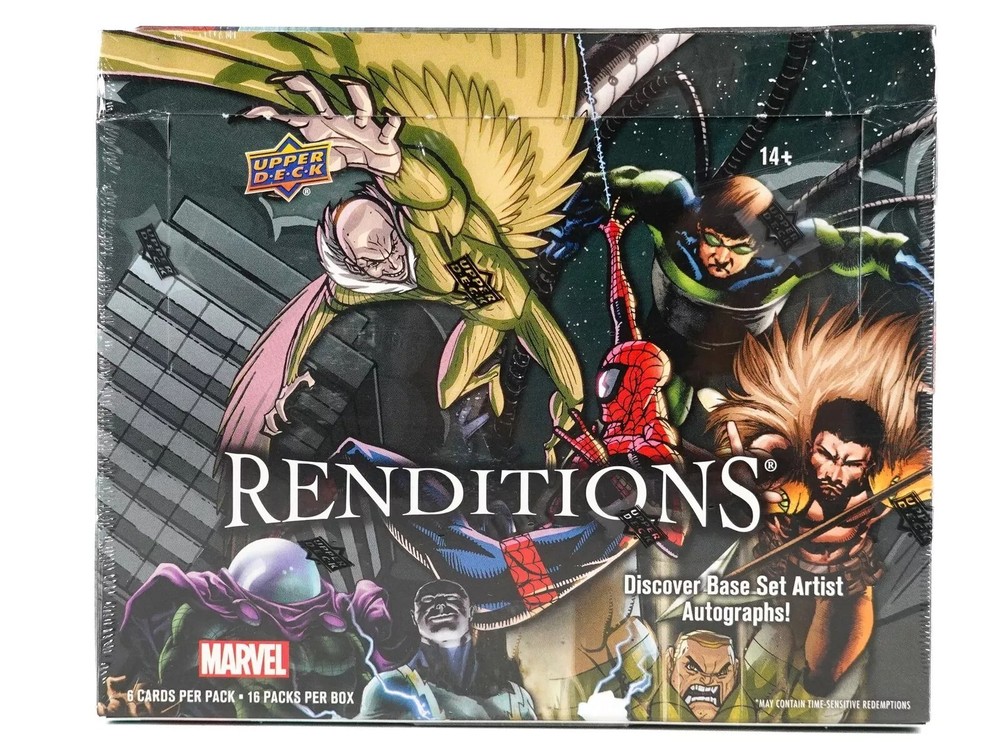 2024 Upper Deck Marvel Renditions Spider-Man Corner Boxes Insert You Pick