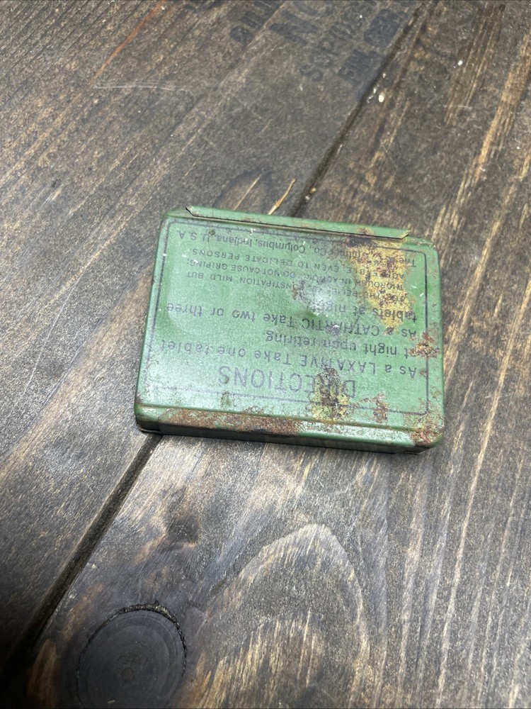 Vintage Original Tonolax Tin Laxative
