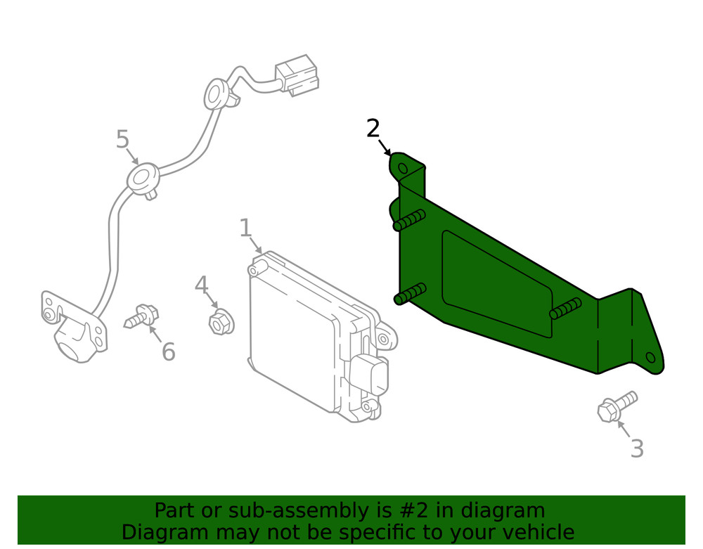 Genuine Mitsubishi Distance Sensor Bracket 285U2W000P