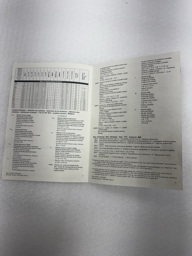 NEW Ameresco Panel 40J