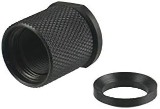 Gotical 1/2-28 TPI Thread Protector 308( 5/8x24 )TPI Protector, Black