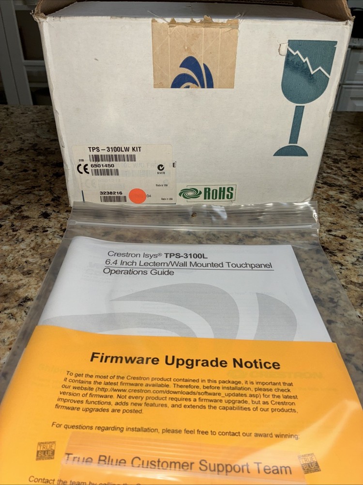 Crestron TPS-3100L - 6.4" Wall Mount Touchpanel