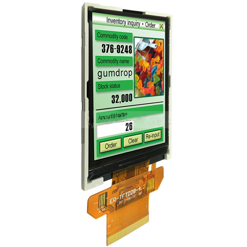 2.8" inch Serial SPI TFT LCD Display 320x240,Resistive Touch Panel w/Tutorial US