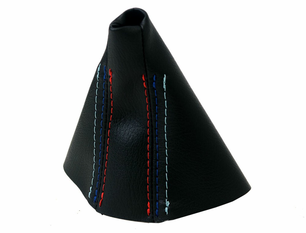 Automatic Shift Boot Cover Leather for BMW E38 1995-2001 Black M Type Stitch