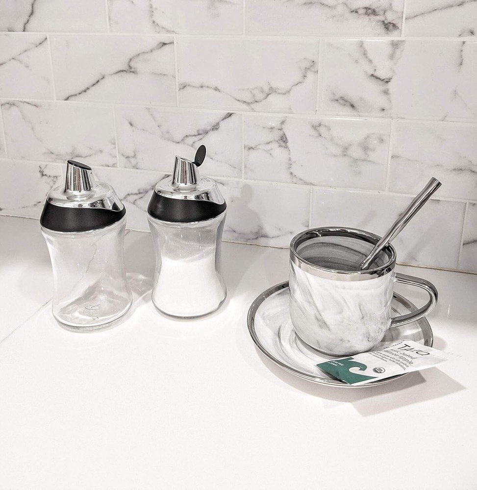 Multi-Functional 7.5oz Sugar Dispenser - Ideal for Coffee Bars and Baking Needs