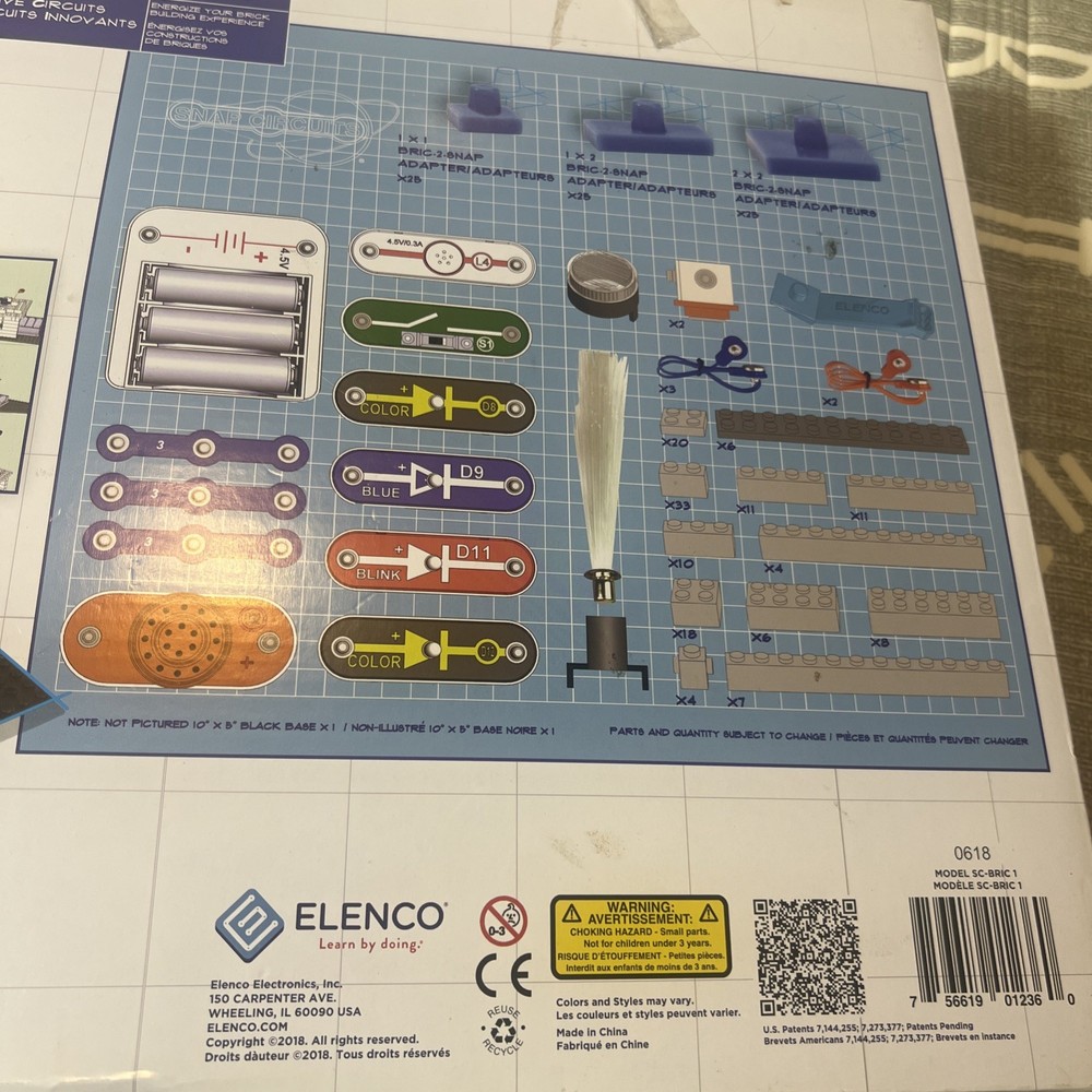 Snap Circuits BRIC Structures Science Kit Electrical STEM STEAM Replacement