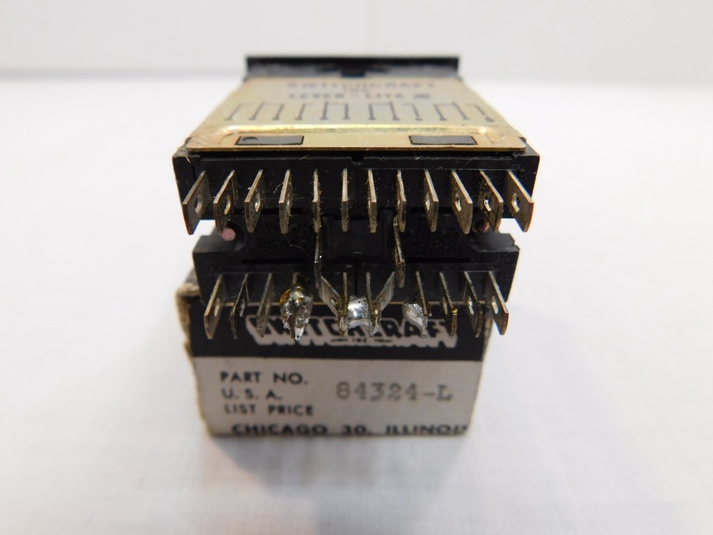 Switchcraft 84324-L Illuminated Rocker Switch