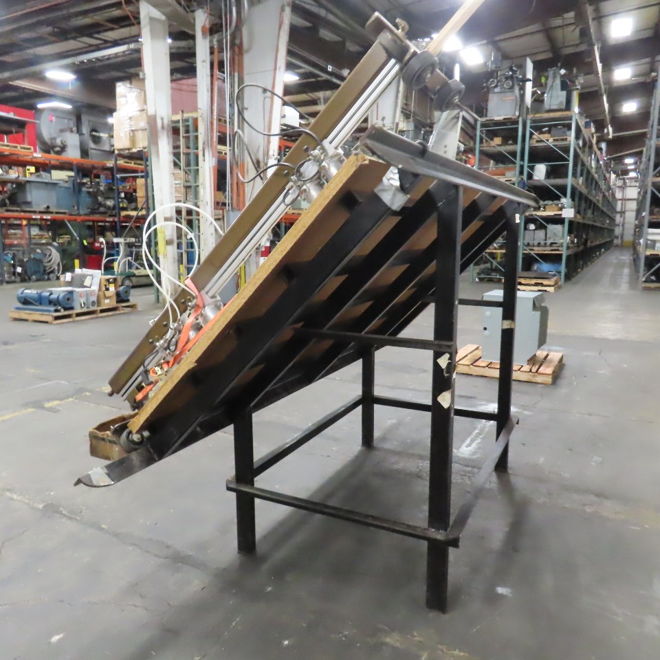 Custom Fab 8' x 52" Face Frame Assembly A Frame Table 5 Pneumatic Clamps