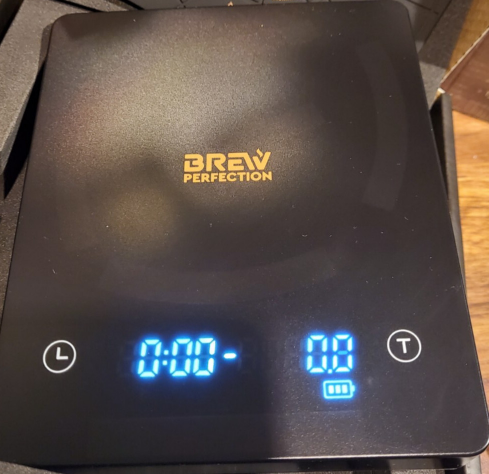 BREW Perfection Coffee Scale Bread Baking LED Rechargeable Precision Weighing
