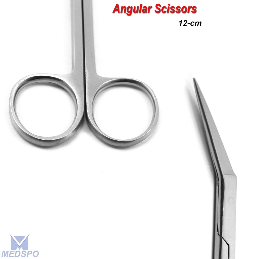 Iris Angular Dental Scissors Soft Tissue Dissection Surgical Suture Micro Shear