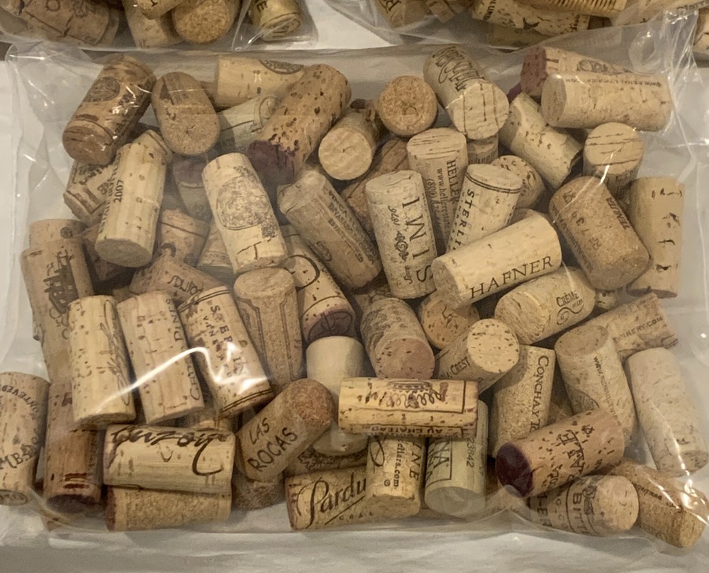 Bag Of 92 Wine Corks Assorted Collection Red And White Wine Bottle Corks