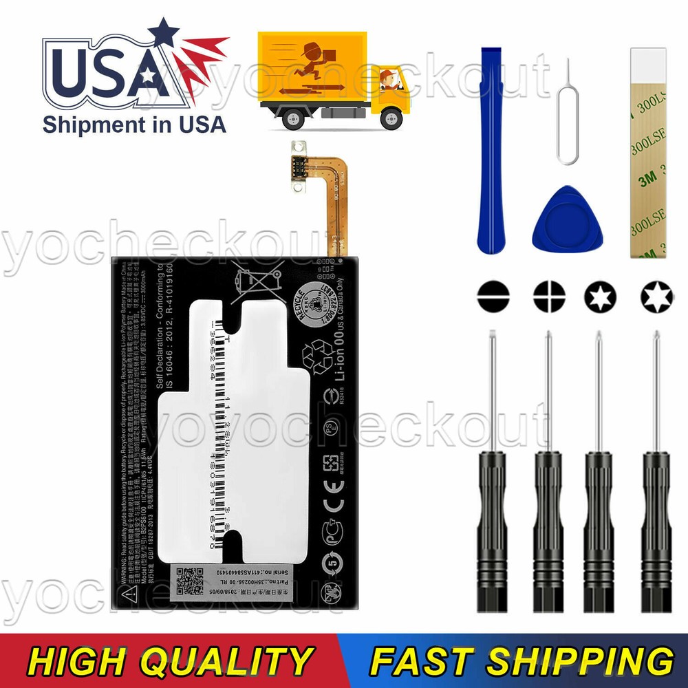 For Verizon HTC 10 HTC6545L HTC6545LVW Replacement Battery B2PS6100 Tools