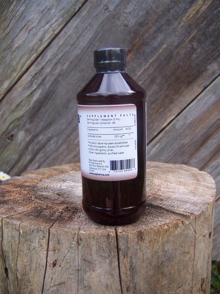 Nature's Extra Argentia Vet Colloidal Silver 50 ppm Solution, 8 oz.
