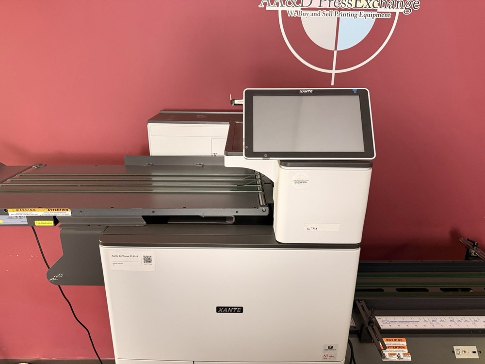 Only 3k Meter Xante En/Press Envelope Printer !Video!