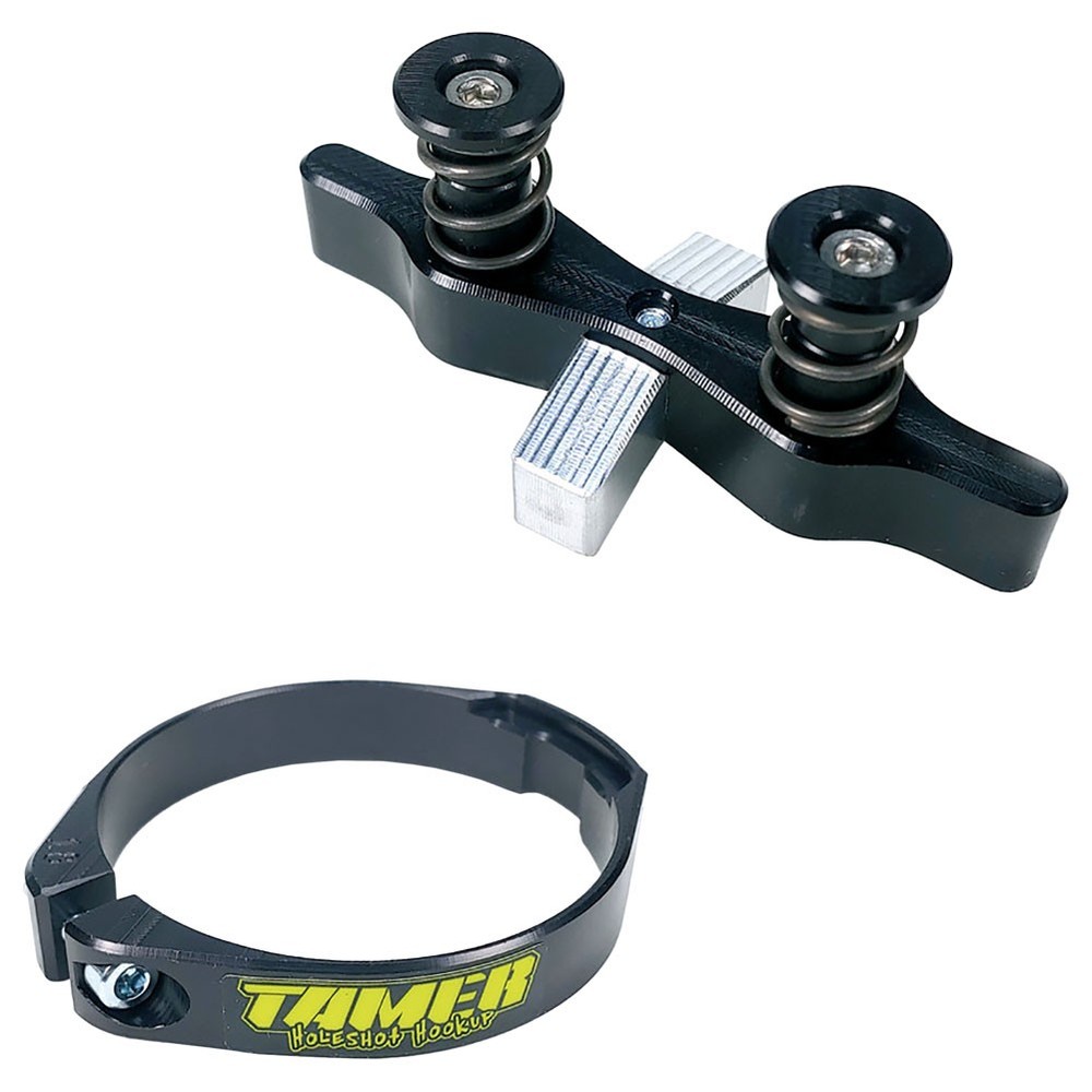Tamer Double Button Holeshot Hookup System Black HH-3601-K