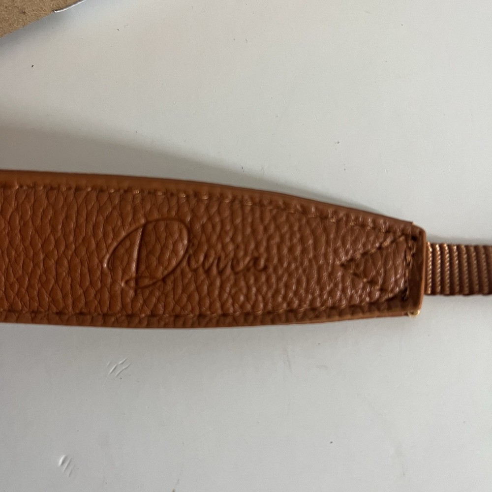 Divvia Leather Camper Strap NIB 44 Inches Tan