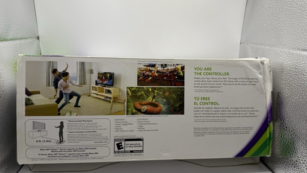 Xbox 360 Kinect Sensor Motion Camera With Cable – Untested / As Is