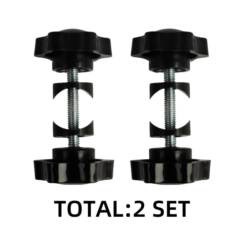 SZHSYJY 2 Set Replacement Arm Adjustment Knobs,Universal Rollator Hand Black