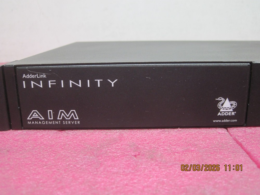 ADDERLink INFINITY Manager Device Includes 24-Channels Adder AIM-24 *READ* T9D11