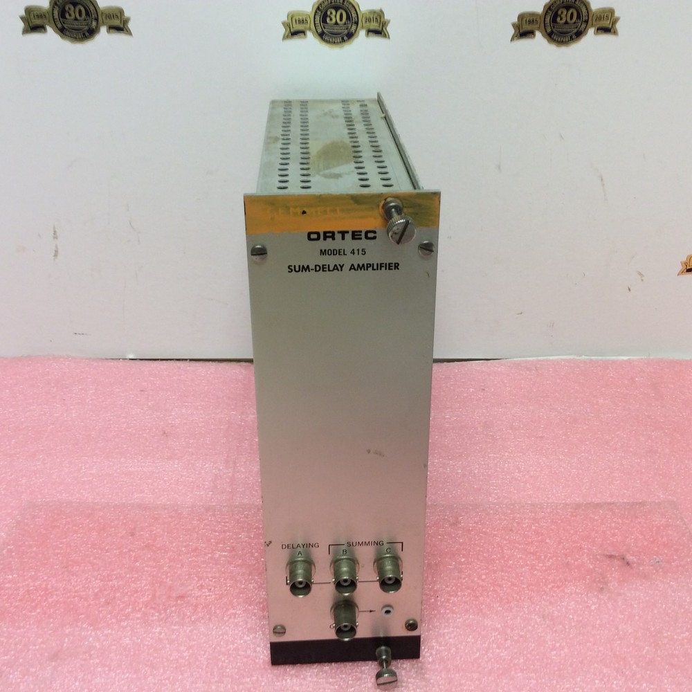 ORTEC EG&G NIM computer module model # 415 SUM-DELAY AMPLIFIER Bin Module