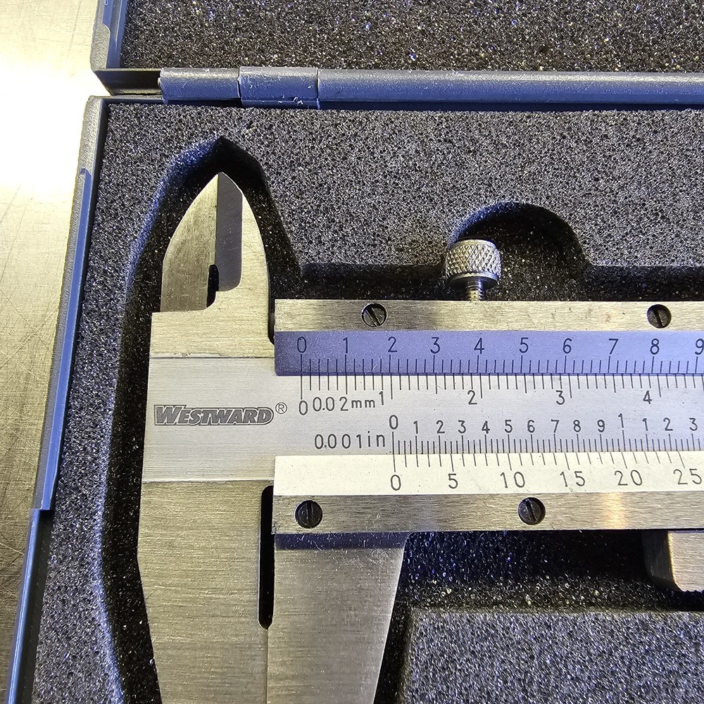 Westward Vernier Caliper 0-6 In w/Case