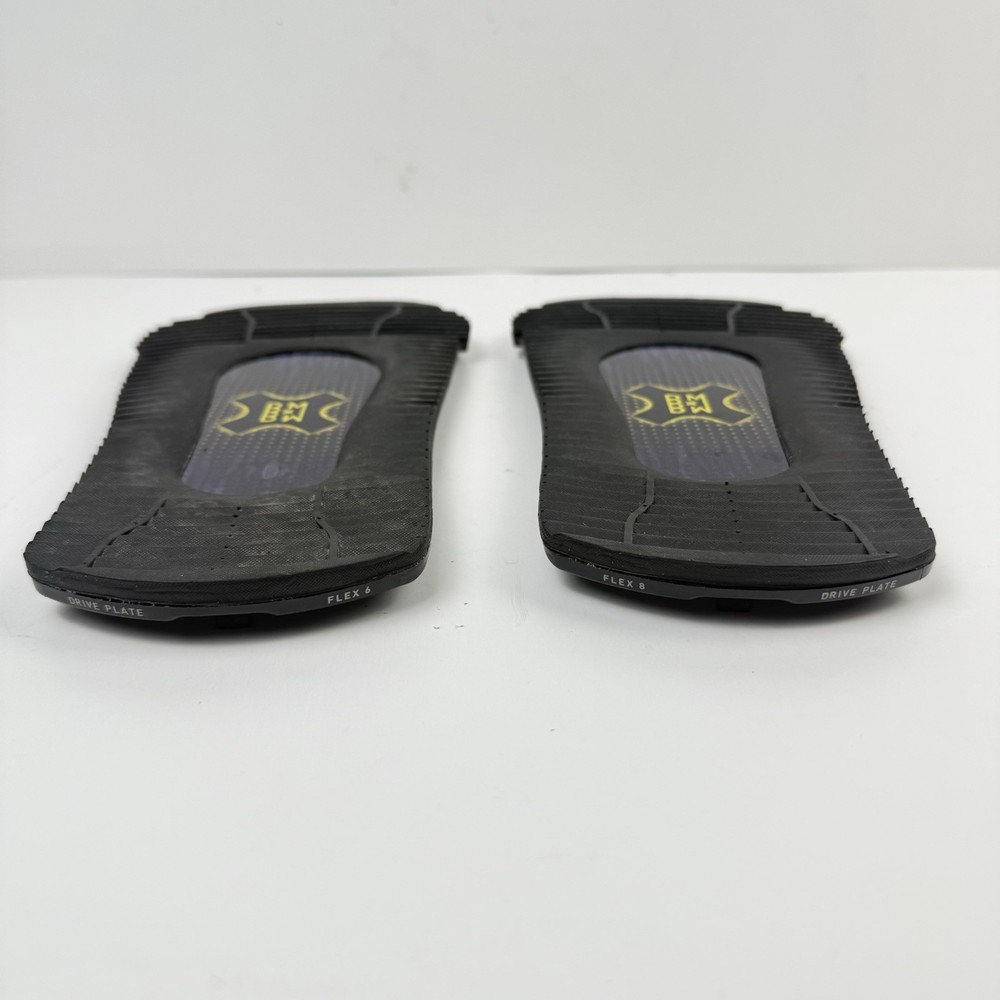 Bent Metal Snowboard Bindings Drive Plates Flex Control Composite Medium Black
