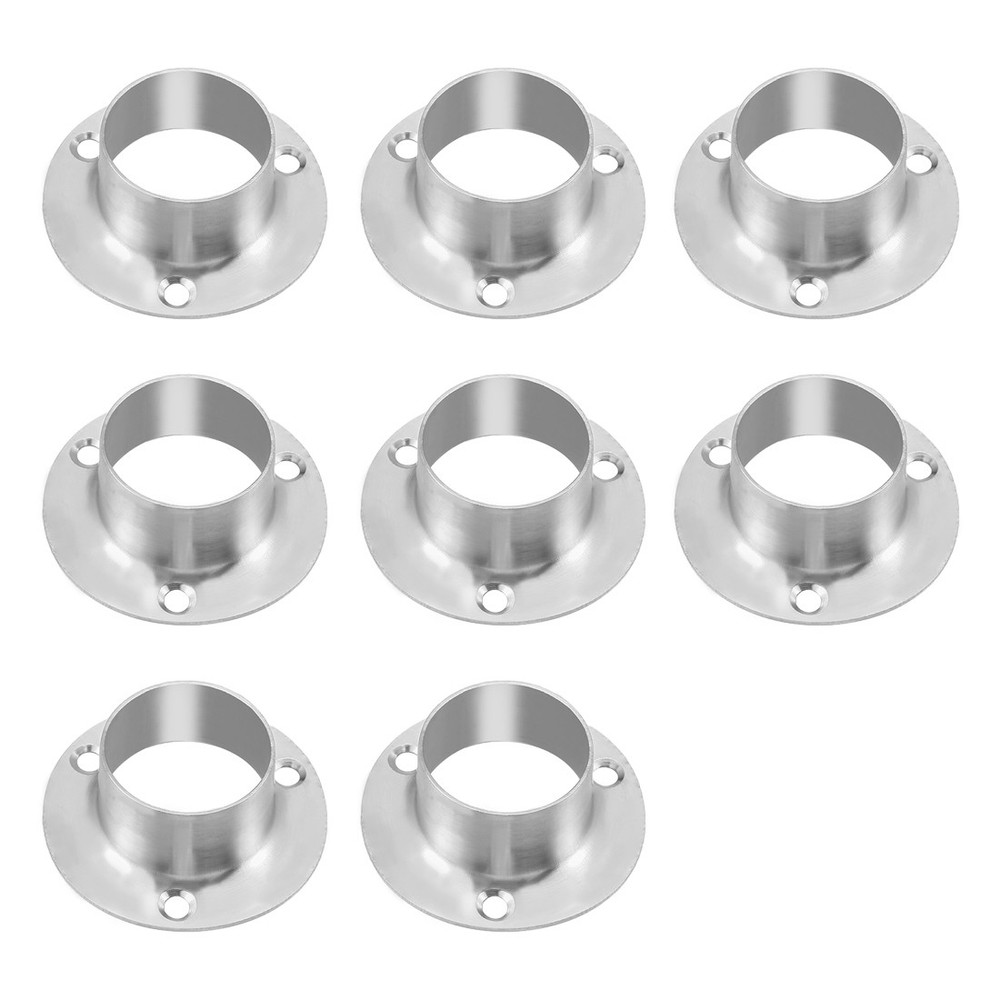 32.5mm diameter, wall mounted rail support rod socket 8pcs.