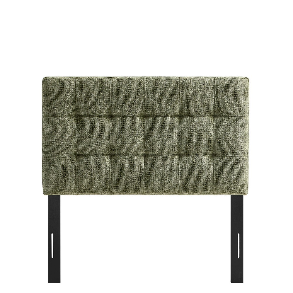 Lily Upholstered Twin Size Headboard in Leaf
