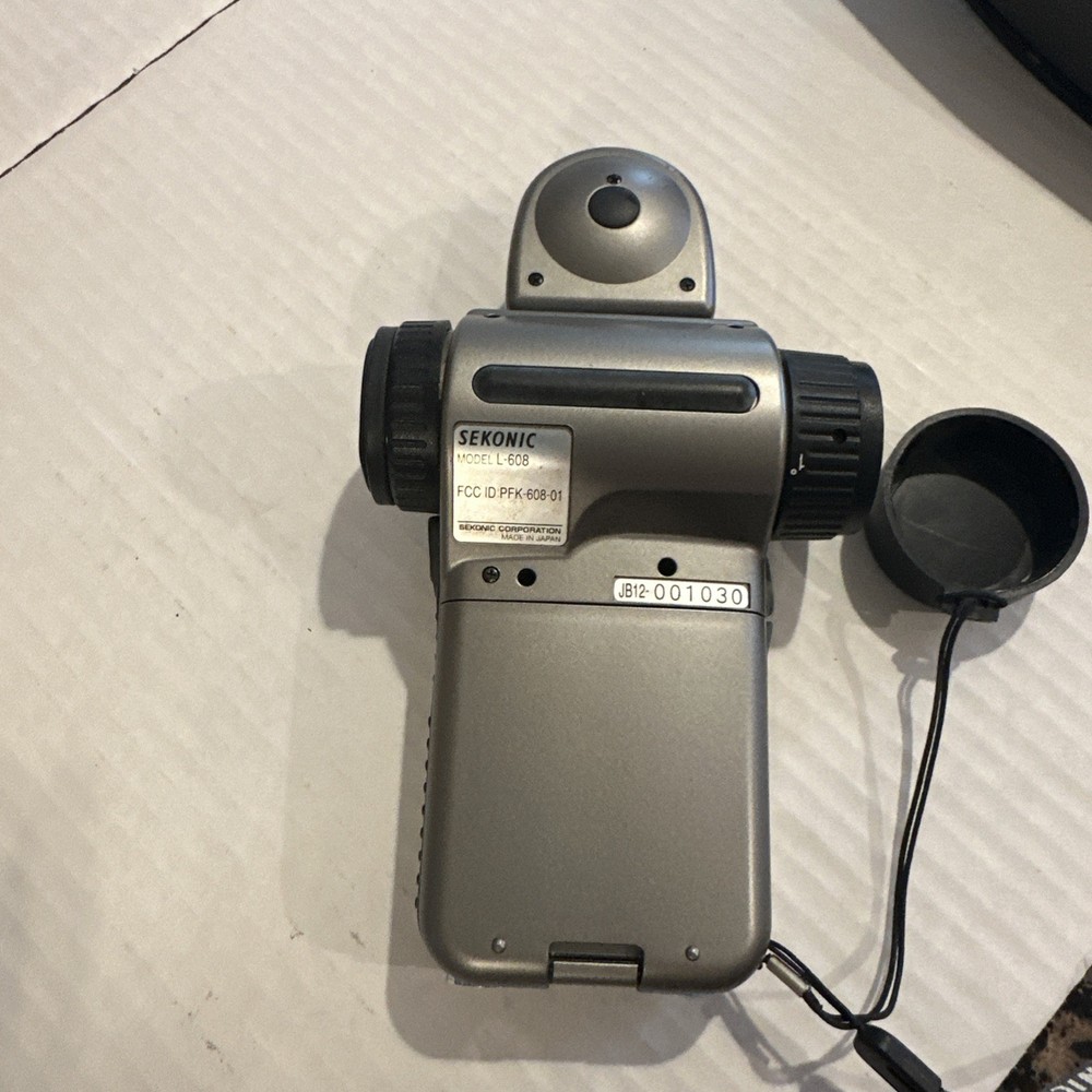 SEKONIC L-608 Digital Master Light Meter Spot Meter Works! 24ap