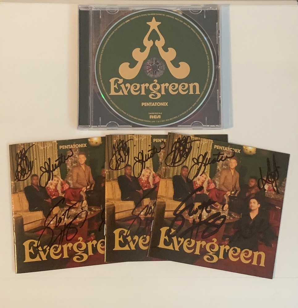 Pentatonix Evergreen CD Signed Autographed JSA COA