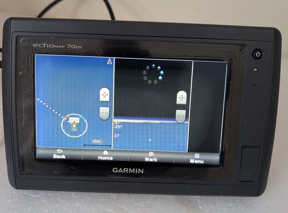 Garmin - echoMAP 70DV - 7" Fishfinder/Chartplotter Touch Screen Works Fine