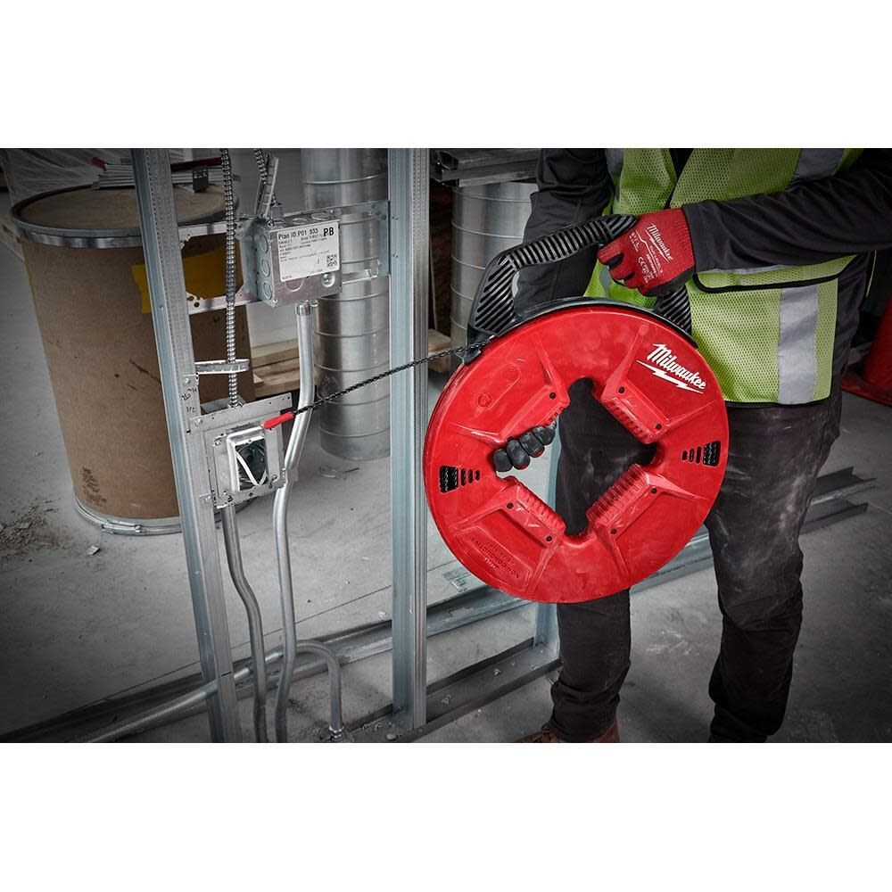 Milwaukee 100 Ft. Polyester Fish Tape with Non-Conductive Tip