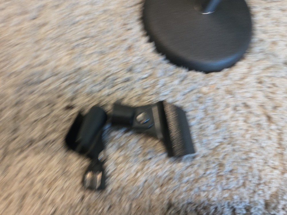 CAST IRON TABLETOP MIC STAND LOT