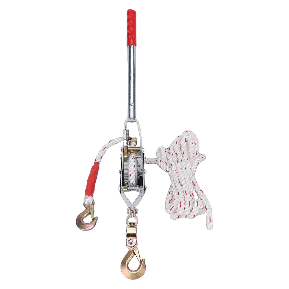 1-Heavy Duty Manual Ratchet Rope Puller For Lifting Towing