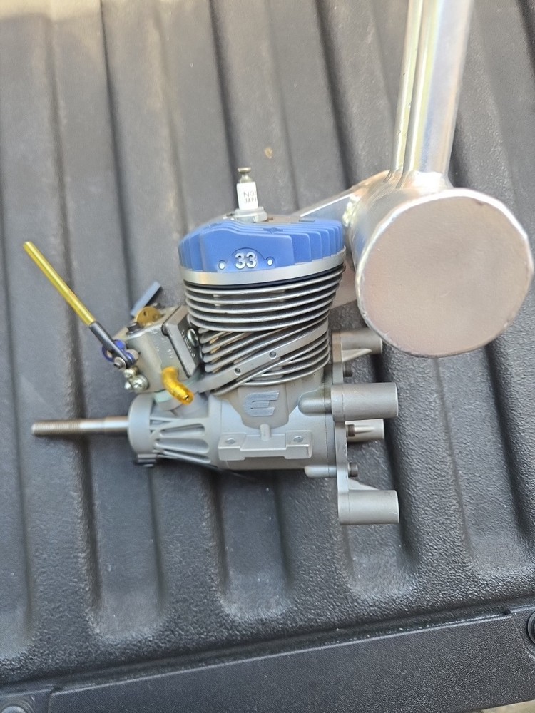 Evolution 33cc Gasoline Rc Airplane Engine With Pitts Muffler 33