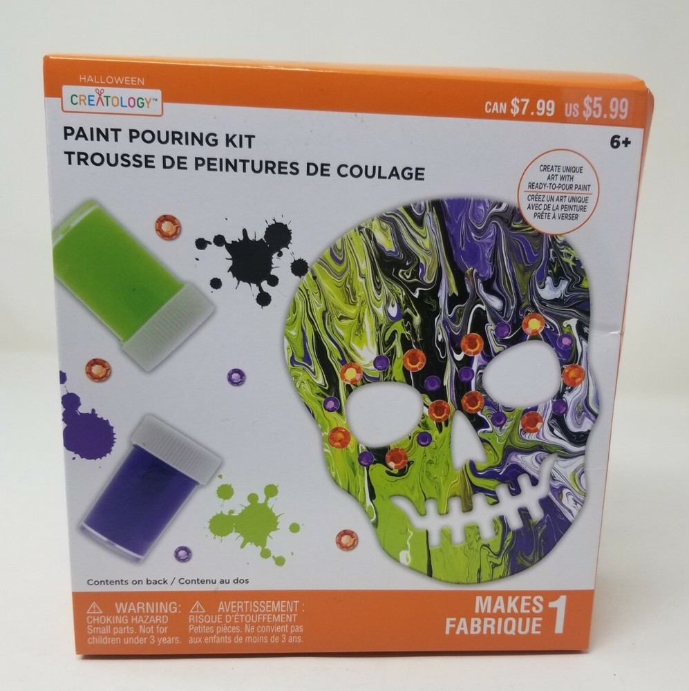 Creatology Halloween Paint Pouring Kit - Skull
