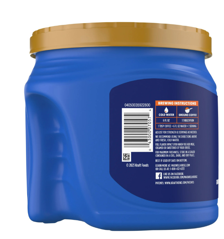 Maxwell House Smooth Bold Dark Roast Ground Coffee 26.7 Oz Assorted Style