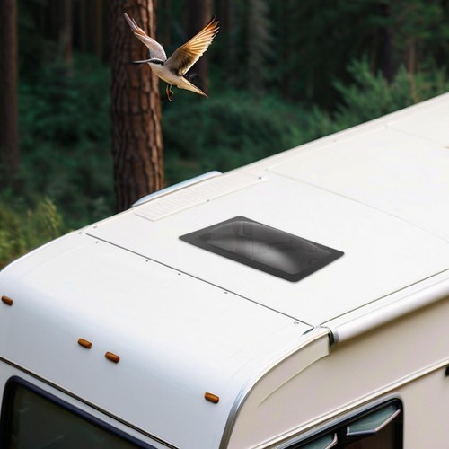 Black 18" x 34" RV Skylight Replacement Cover Camper RV Skylight Outer Cover