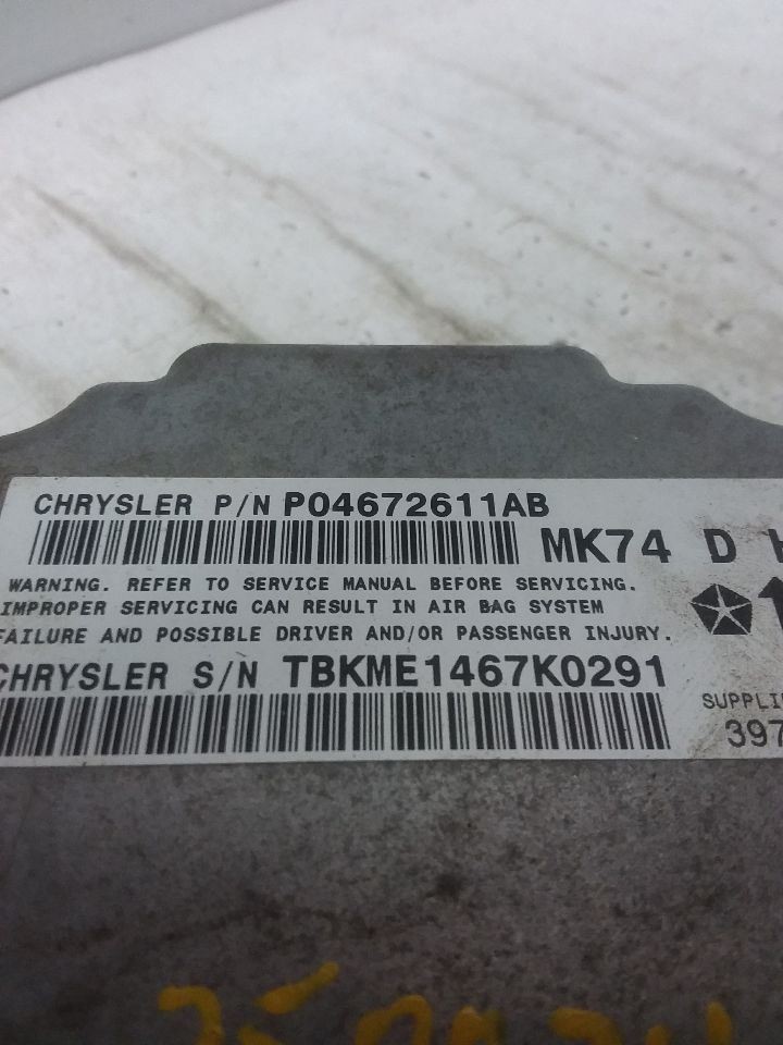 SRS Control Module Fits 07 PATRIOT 04672611AB