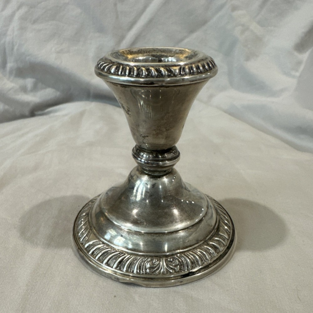Frank M. Whiting & Co. Sterling Silver Weighted Candlestick 2000N Non-Break