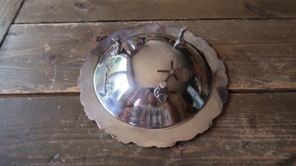 Vintage Oneida Silverplate Footed Bowl 7 5/8"