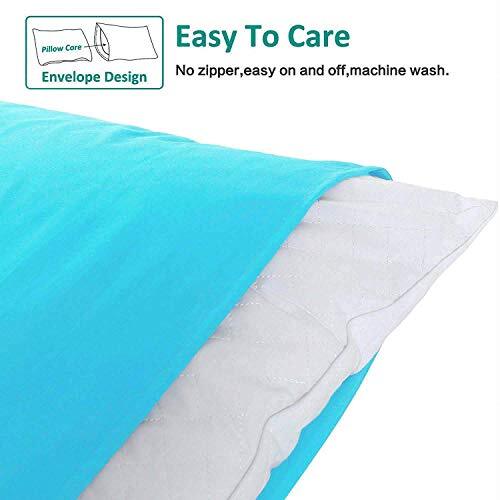 Body Pillowcase - Brushed Microfiber 20x54 Pillowcase - Body (20" x 54") Blue