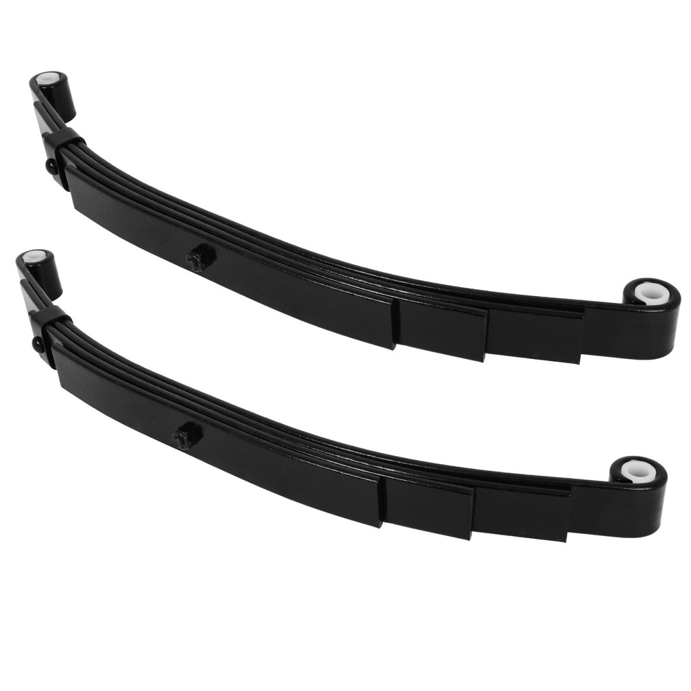 2Pcs 4 Leaf 25-1/4" Double Eyes Utility Trailer Leaf Spring Kit 3500lb Capacity