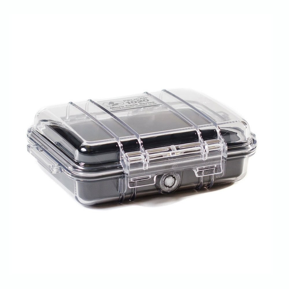 Pelican 1020 Micro Case (Black/Clear)