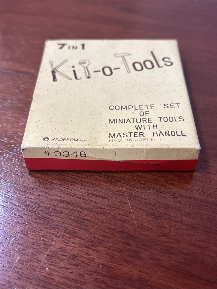 Kit-O-Tools “Miniature Tools With Master Handle” With Original Box