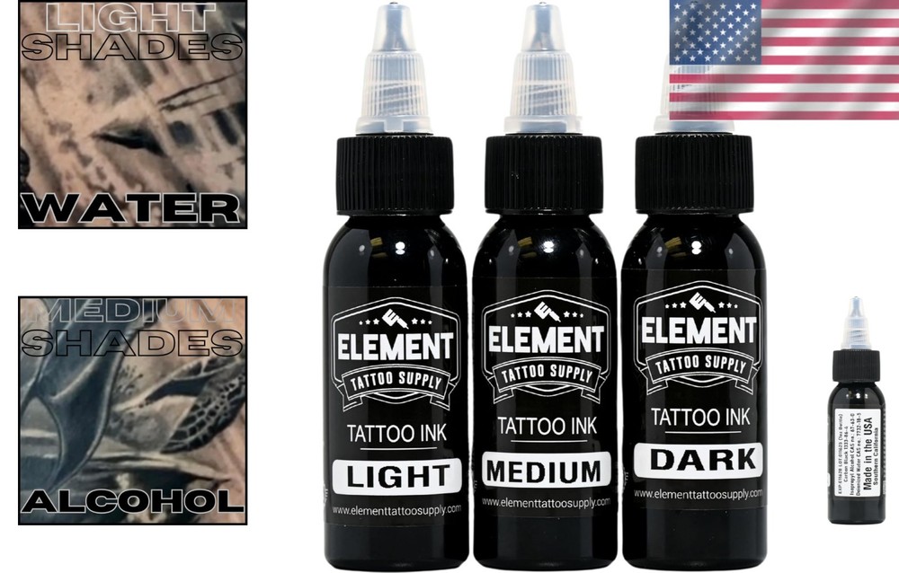 Professional Greywash Ink Set - Smooth Shading & Outlining